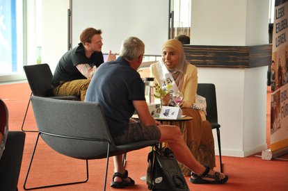 Teilnehmende beim Projekt KOMMunity und der Lebenden Bibliothek